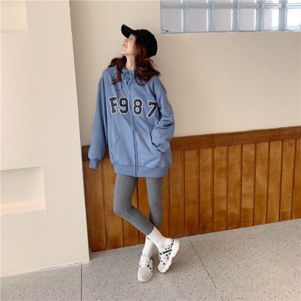 Áo Nữ, Áo Khoác Nữ F9 Chất Nỉ Phối Mũ Siêu Xinh Siêu Hot | BigBuy360 - bigbuy360.vn