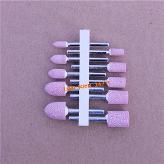 BỘ ĐÁ MÀI HỒNG TRỤC 3,17 PHI 4-10MM