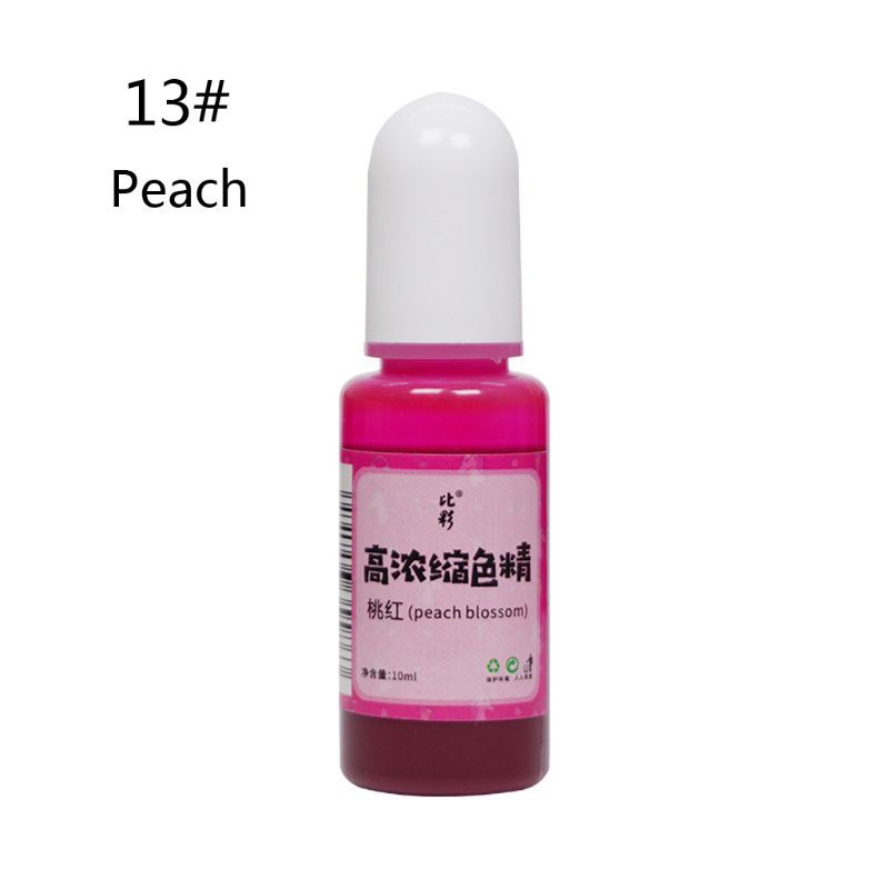 Glitter 10ML Flower Favor Epoxy Resin Pigment Liquid Ink-Style Colorant Dye Resin Jewelry Making Tools for Resin Color Art DIY ink for resin