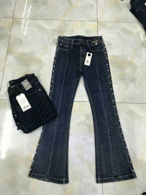 Quần  jean hạt hình  that