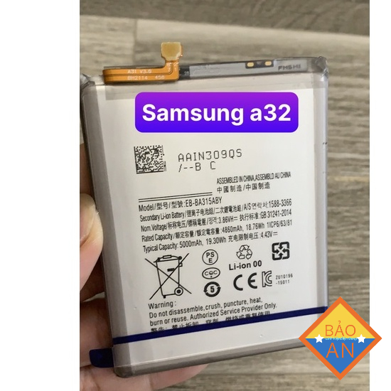 Pin Samsung A31/A32 2020 Mã Pin EB-A-BA315ABY Bảo Hành 6 Tháng