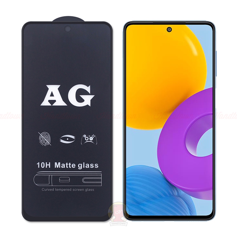 Cường Lực Samsung Galaxy M52 samsungM52 Chống Vân Tay Full Màn Chống Nước Chống Xước Handtown