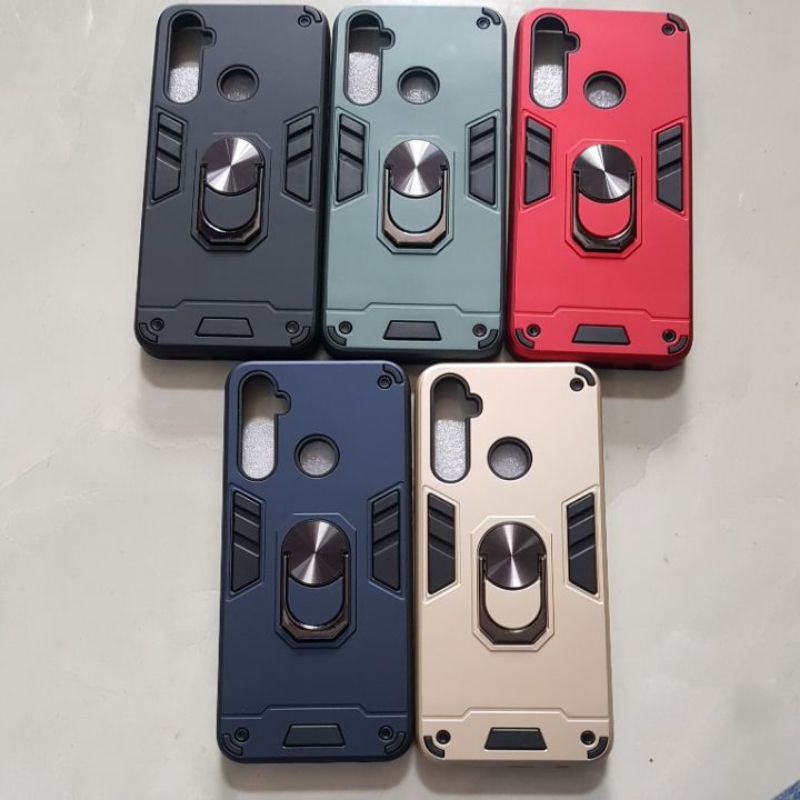 Realme 5 /5S /5i /C3 Ốp lưng trơn có giá đỡ siêu sịn chống bẩn chống sốc thiết kế sang trọng