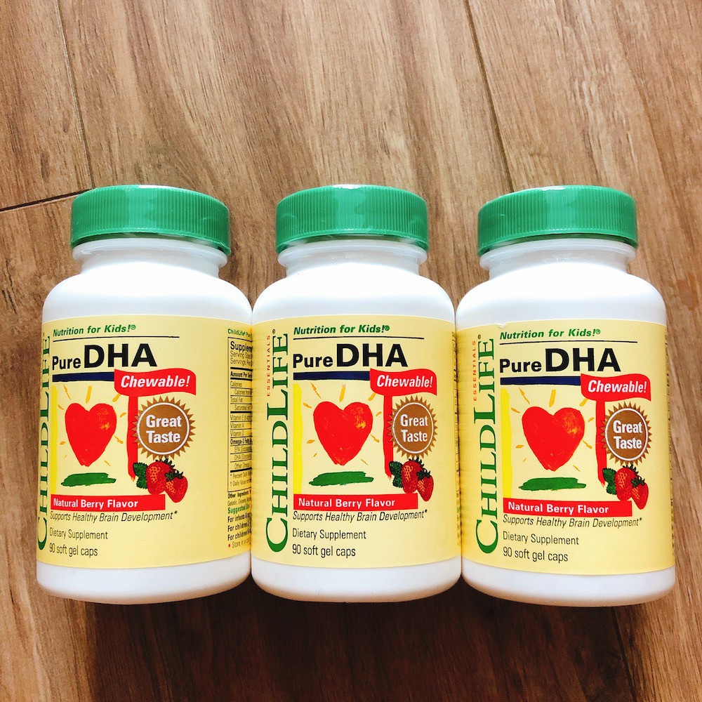 Viên Uống Dha childlife 250mg 90 Viên Của Mỹ