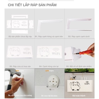 ✅ Kệ Wifi Treo Tường Thanh Lịch