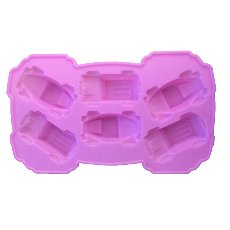 Khuôn Silicone Làm Bánh Tạo Hình Xe Hơi 3D Độc Đáo Tiện Dụng