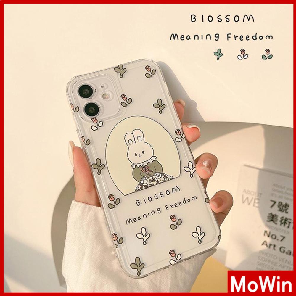 Ốp Điện Thoại Silicon Trong Suốt Viền Vuông Bảo Vệ Camera Chống Sốc Cho iPhone 13 Pro Max 12 Pro Max 11 7 Plus