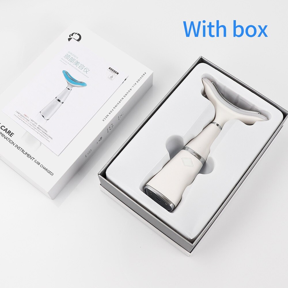 Máy rung FOREVERLILY làm săn chắc da chống loại bỏ nếp nhăn tích hợp đèn led photon