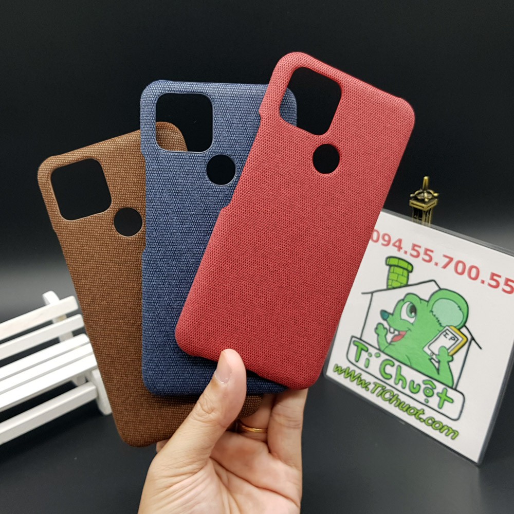 [Ảnh Thật] Ốp Lưng Google Pixel 4A 5G 6.2&quot; Bọc Vải Fabric Cao Cấp