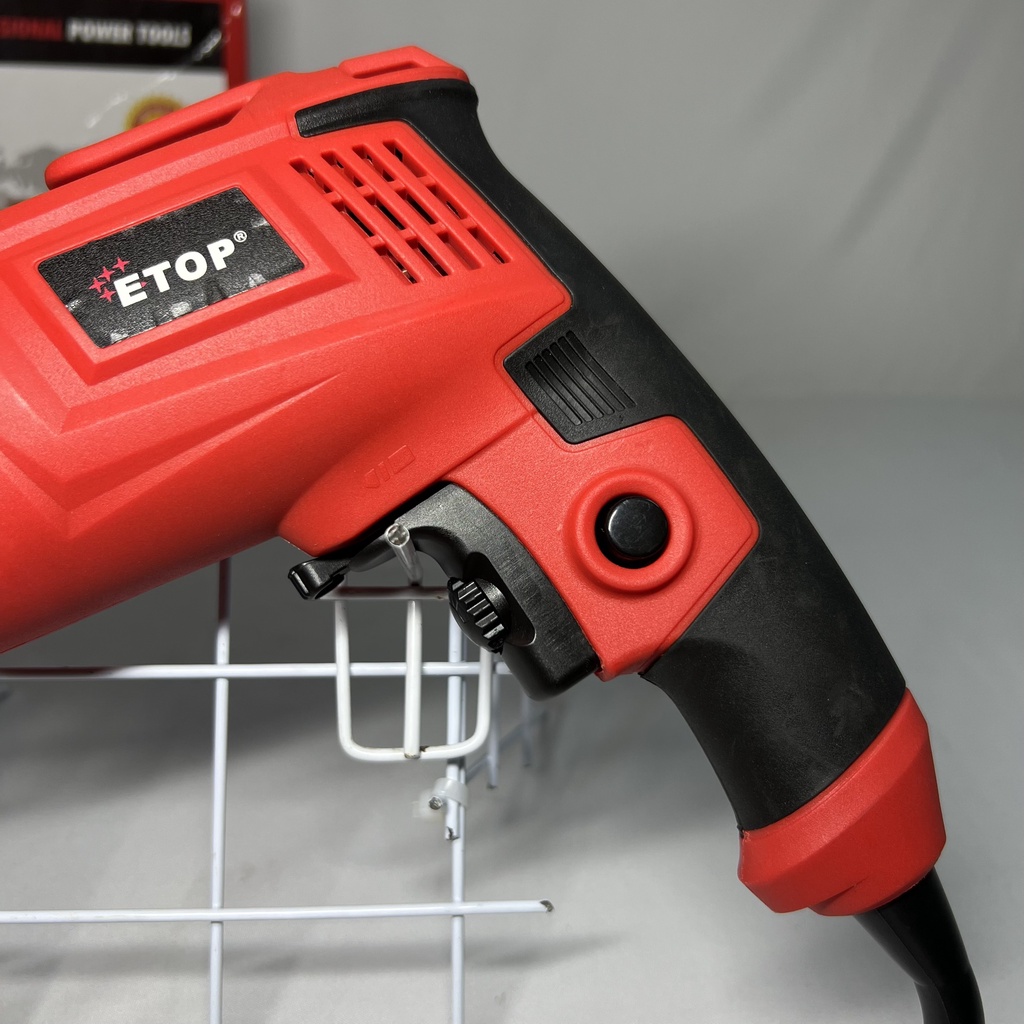 Máy khoan điện cầm tay ETOP 10MM XH-10T công suất 620W mini lõi đồng | Máy bắn vít, bắn tôn, khoan gỗ( Chính hãng)