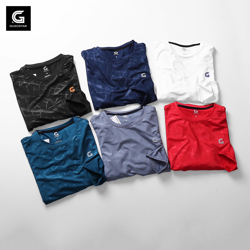 Áo Thun Nam TAY DÀI VÂN CHÌM GUGOSTAR G458, Thun Giữ Nhiệt, Co Giãn 4 Chiều | BigBuy360 - bigbuy360.vn