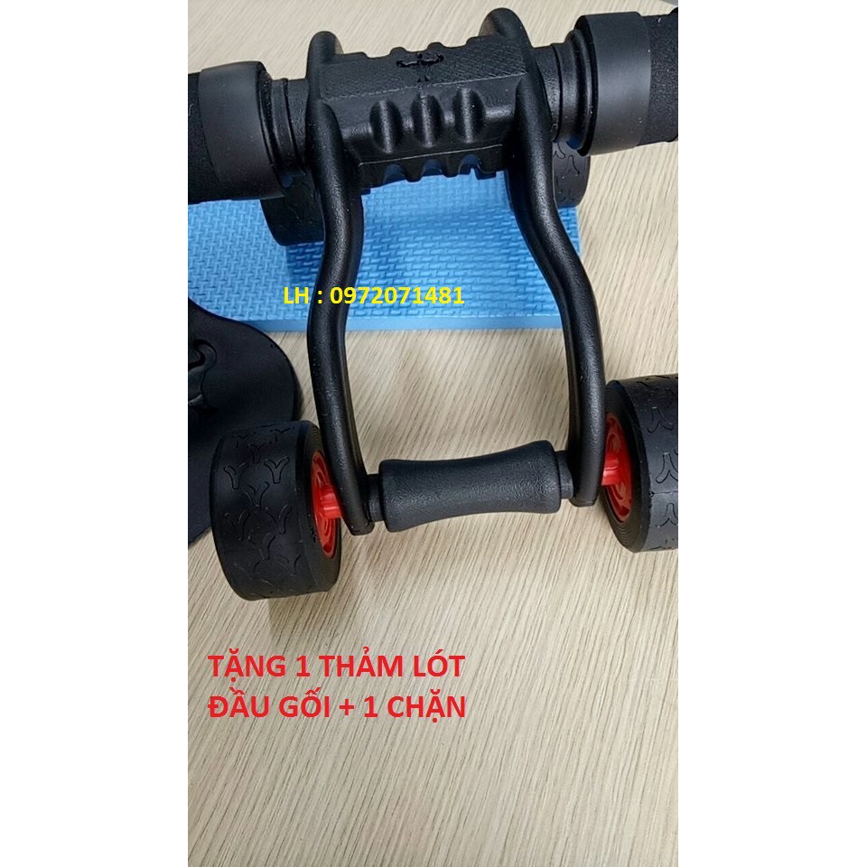 Con lăn tập bụng 4 bánh
