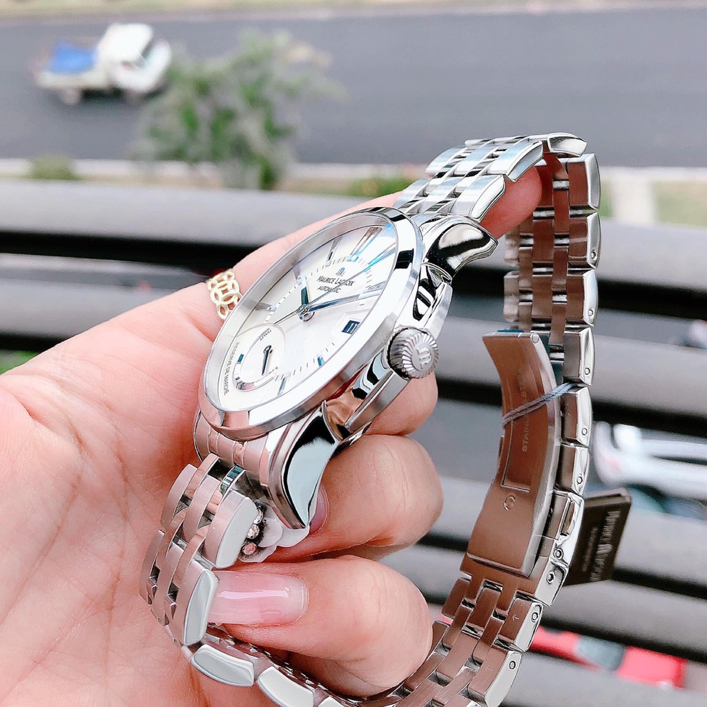 Đồng hồ Nam chính hãng Maurice Lacroix Automatic PT6168-SS002-131-1 Pontos Reserve1-Cơ tự động-Dây kim loại-Size 40mm