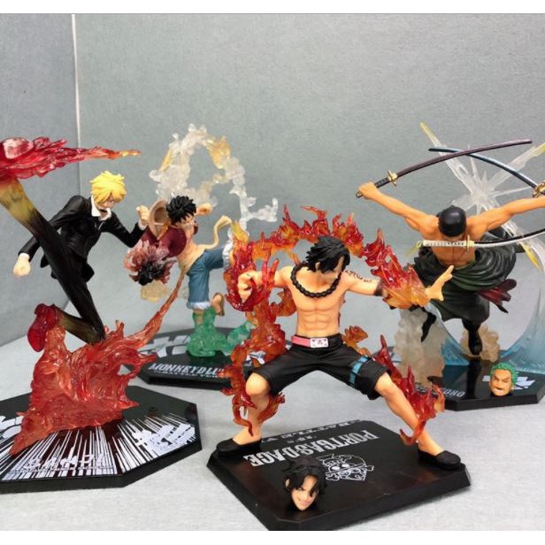 [GIÁ HỦY DIỆT] MÔ HÌNH ONE PIECE: LUFFY, ACE, ZORO, SANJI - ĐẢO HẢI TẶC