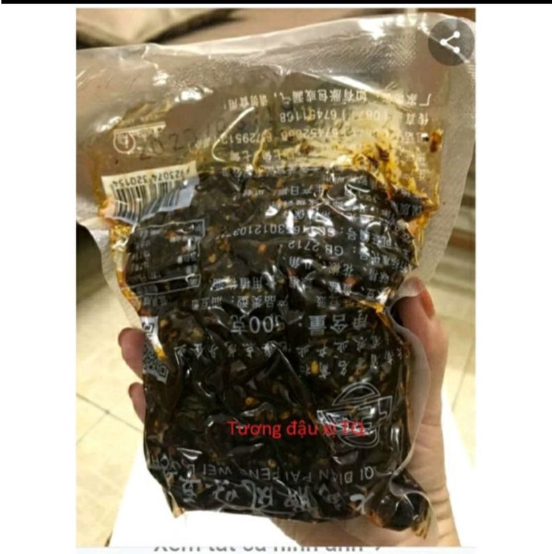 TƯƠNG ĐẬU XỊ _tàu xì đen trung quốc 2 gói 1kg