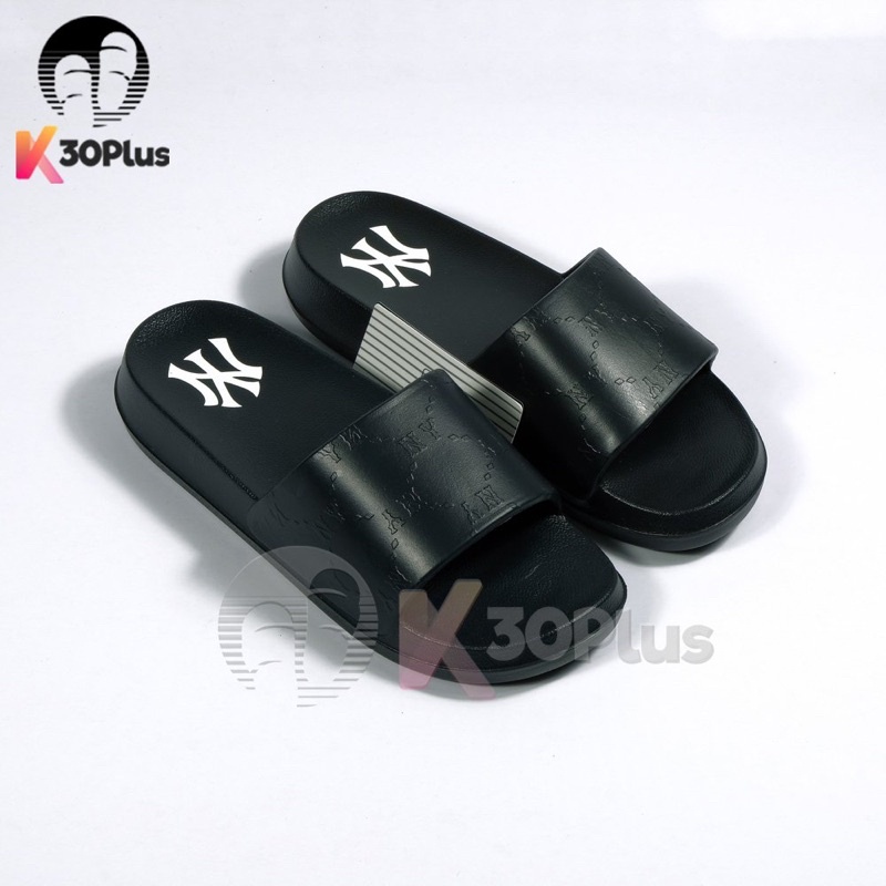 Dép MLB Đúc Quai Ngang Nguyên Khối logo NY