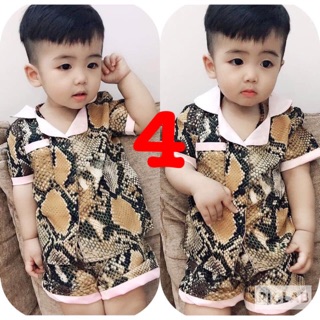 Bộ lanh lụa cát 3D bé trai 7-18kg