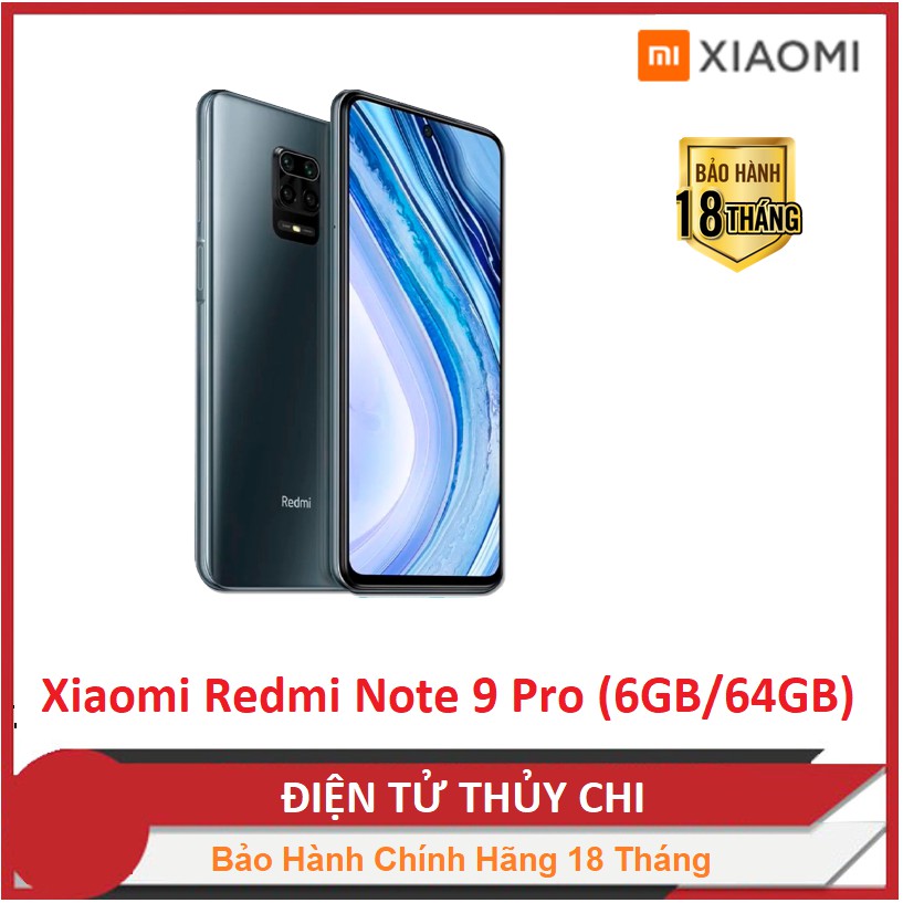 Điện thoại Xiaomi Redmi Note 9 Pro (6GB/64GB) - Chính Hãng Mới 100% Phân Phối DIGIWORLD