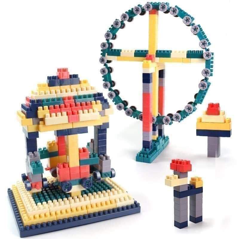 Bộ Lego 520 Chi Tiết Xếp Hình Sáng Tạo Cho Bé Phát Triển Trí Tuệ