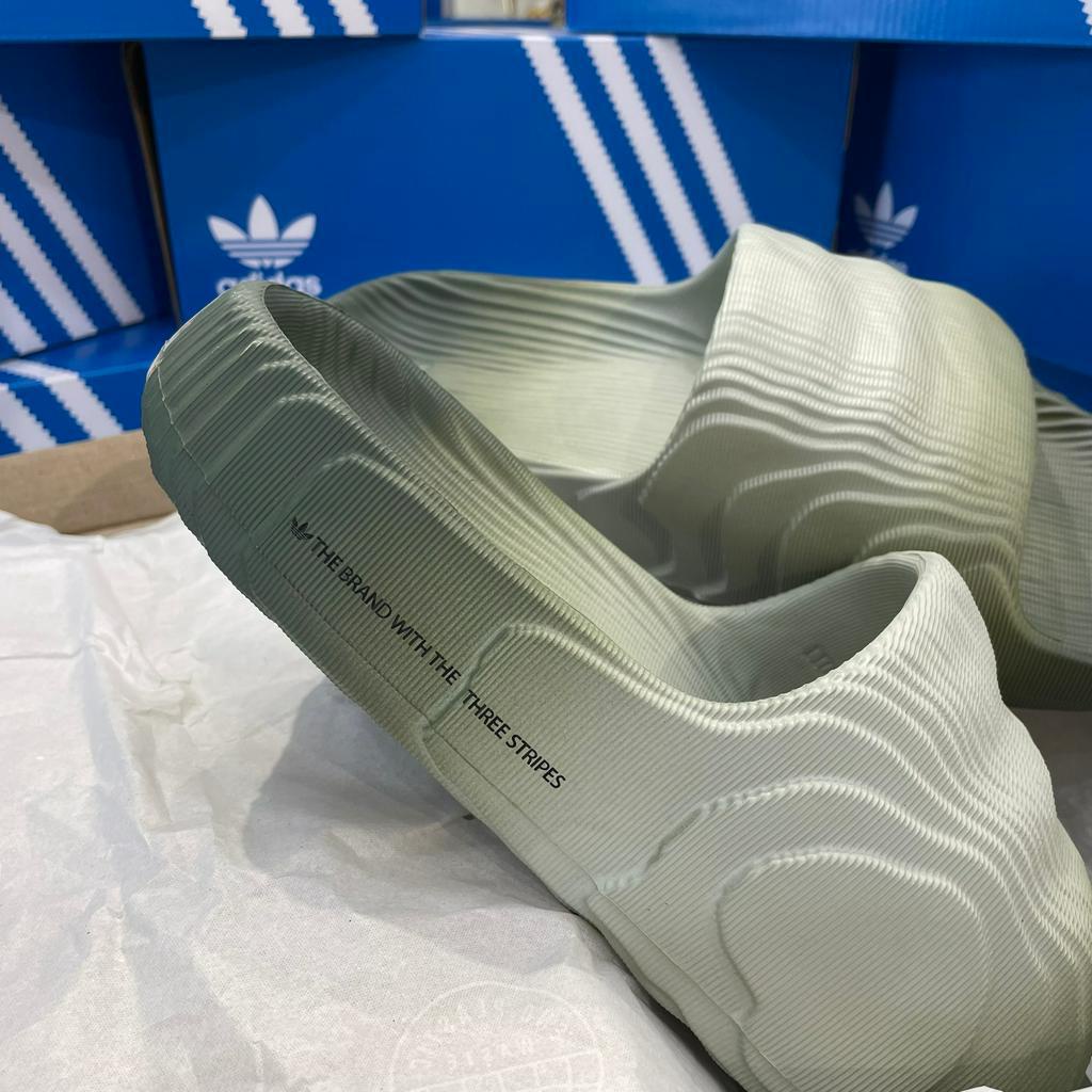 [CHÍNH HÃNG] DÉP ADIDAS 22 - BẬC THANG * XANH XÚP LƠ - LOANG *