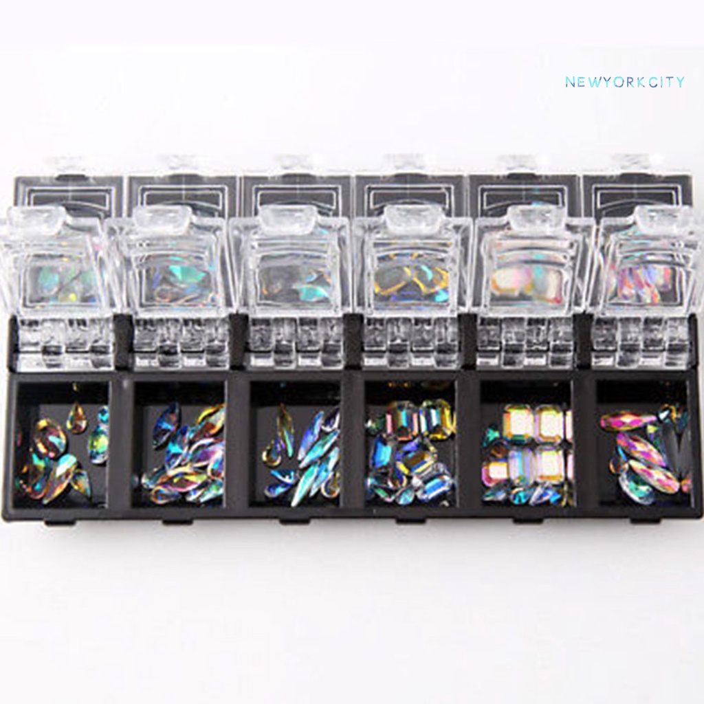 Set 12 Hộp Phụ Kiện 3D Trang Trí Móng Tay Chuyên Dụng