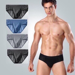 Sịp nam Men’s chéo thông hơi,Hộp 4 chiếc, quần lót nam