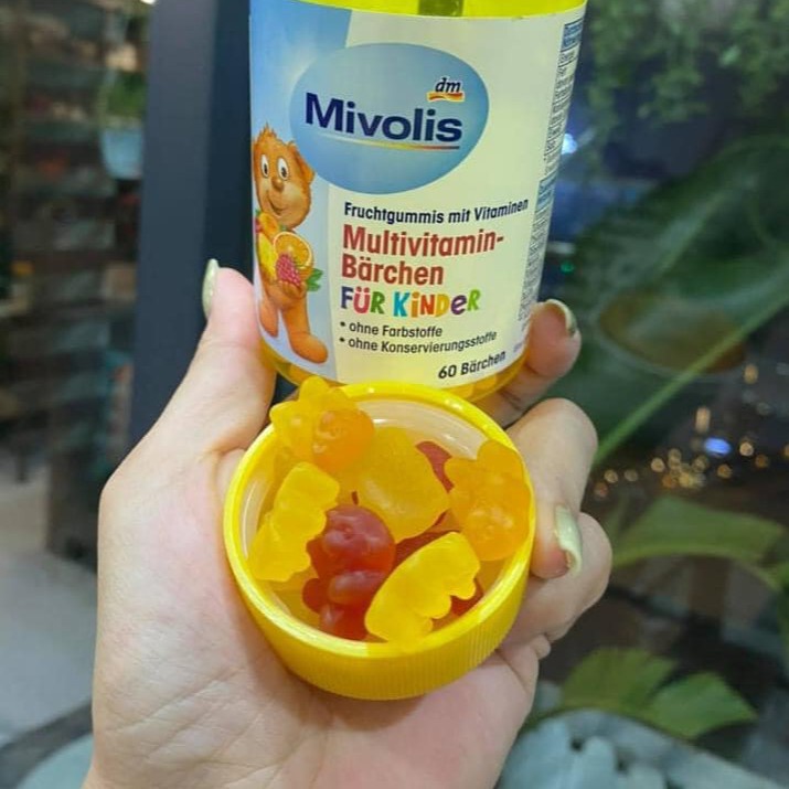 Kẹo gấu Mivolis bổ sung Multivitamin hộp 60 viên Hàng Đức