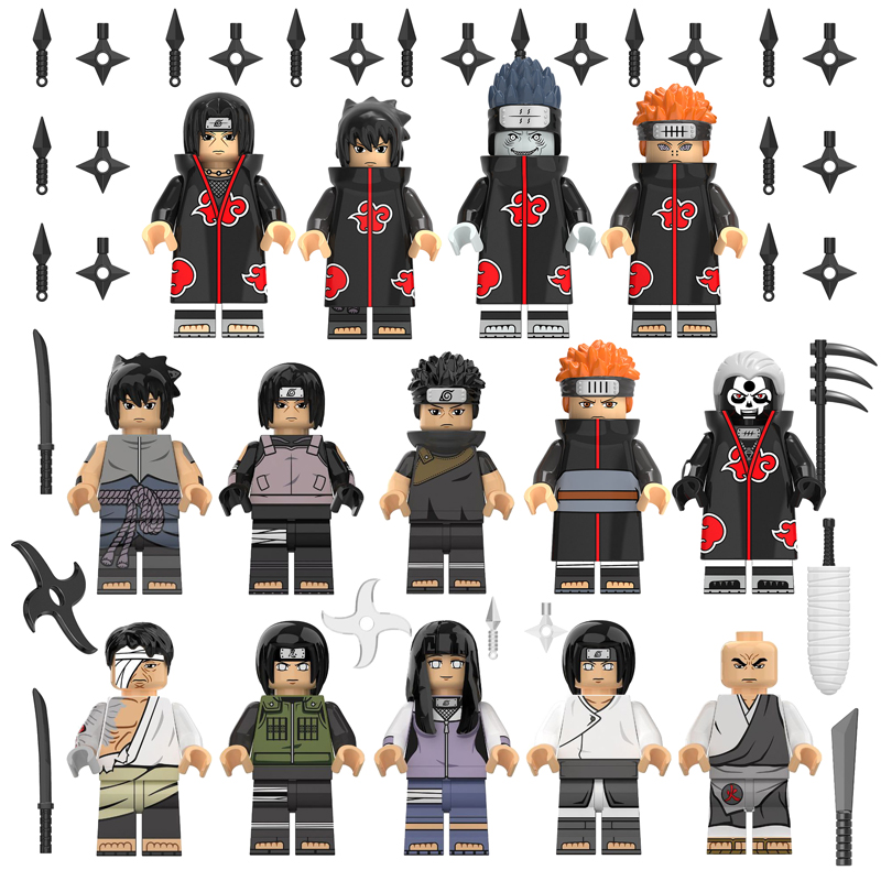Bộ Đồ Chơi Lắp Ráp Mô Hình Naruto Sasuke