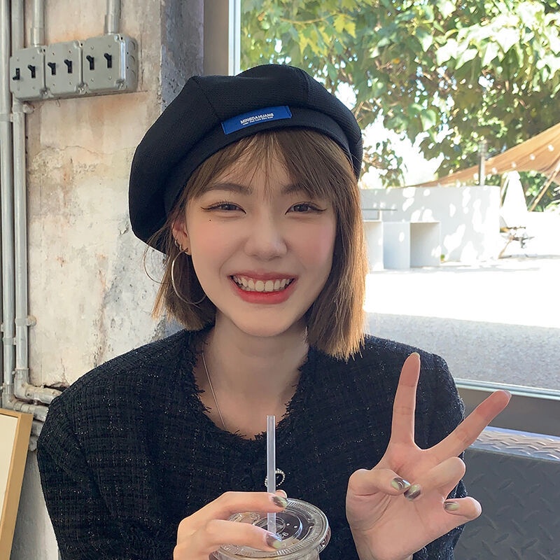 Mũ beret Thời Trang Hàn Quốc Phong Cách retro Cho Nữ