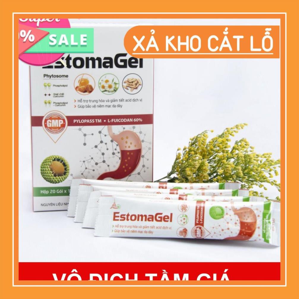 Estomagel – Gói uống hỗ trợ giảm viêm loét dạ dày, tá tràng (Hộp 20 gói)