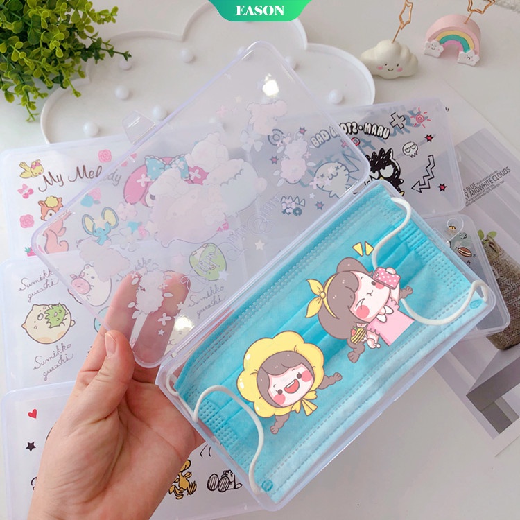 Hộp Đựng Khẩu Trang Kích Thước 17.5*10*2.3cm Thiết Kế Di Động Tiện Dụng