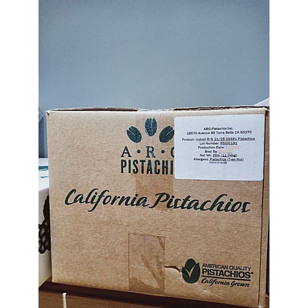 Hạt dẻ cười Mỹ ko tẩy trắng