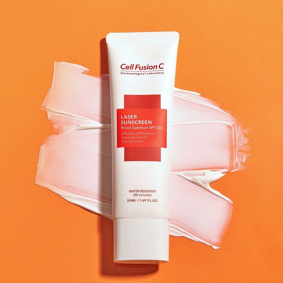 Kem chống nắng nâng tông Cell Fusion C Toning Sunscreen màu hồng 50ml làm đều màu da, dưỡng da, cấp ẩm SPF50+/PA++++