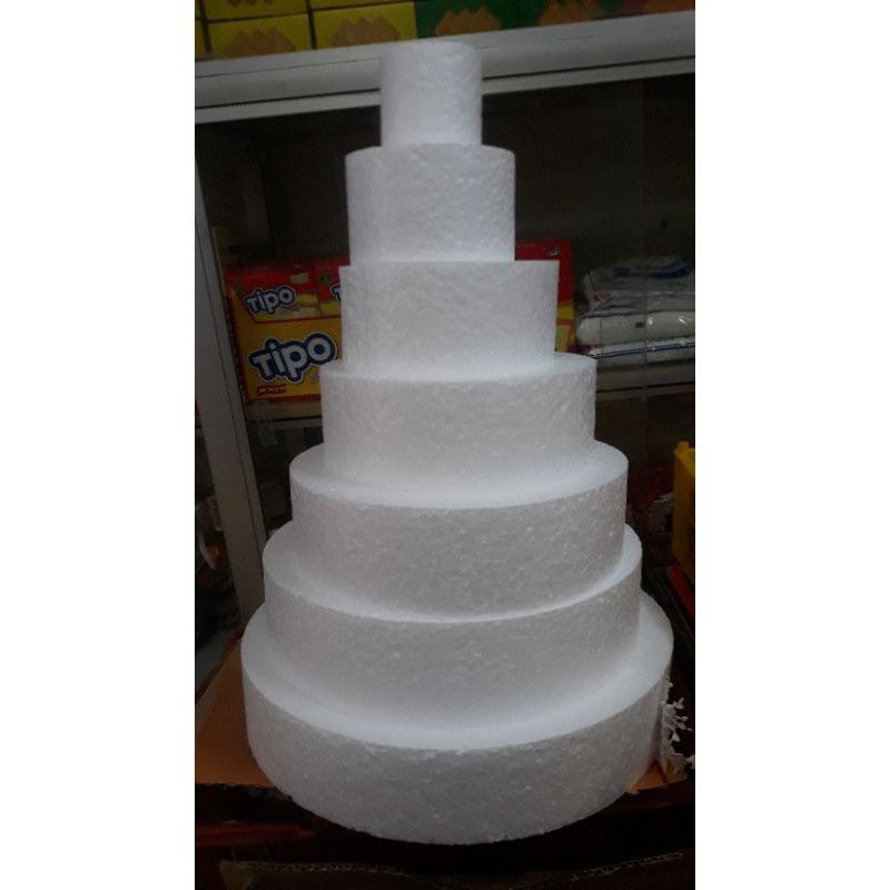 Xốp tròn cắm hoa sáp hoa giả luyện làm bánh kem kê giỏ quà làm cháp ăn hỏi