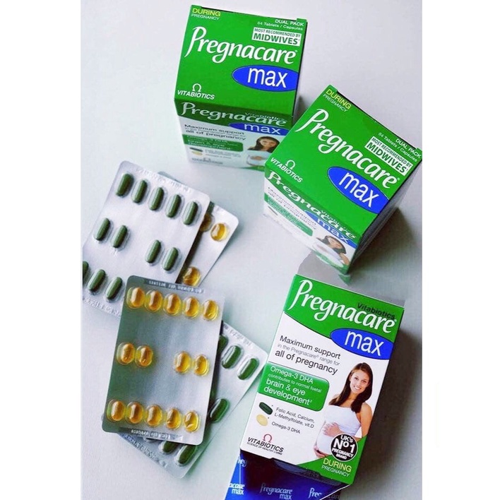 Vitamin tổng hợp bầu/bú Pregnacare Anh