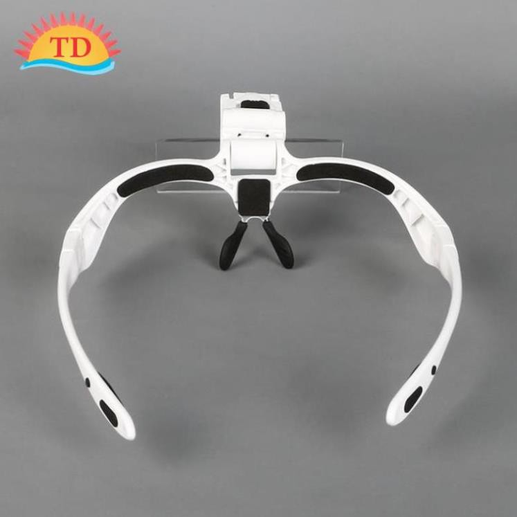 Kính lúp đeo mắt No.9892BP có đèn led, phóng đại 1X 1.5X 2.0X 2.5X 3.5X