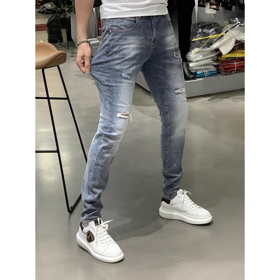 Quần Jean Nam - Quần Bò Nam co dãn ôm form tôn dáng chuẩn, quần jean thời trang cao cấp nam Muradfashion mẫu NT501 | BigBuy360 - bigbuy360.vn