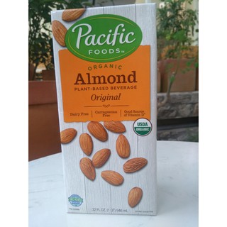 Pacific - sữa hạt hạnh nhân hữu cơ 946ml