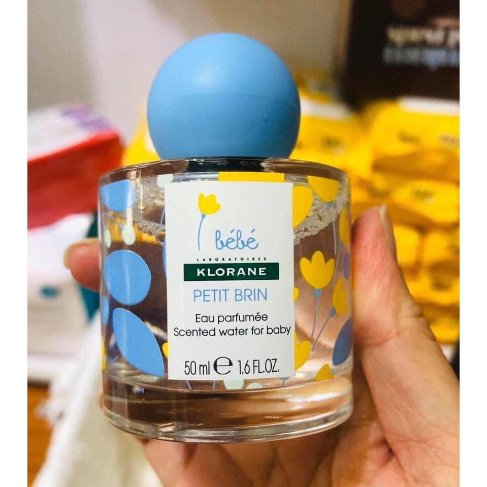 Set Nước Hoa Klorane Pháp Dung tích 50ml Cho Bé Tặng Kèm Chú Thỏ Bông Xinh Xắn Mẫu Mới Nhất