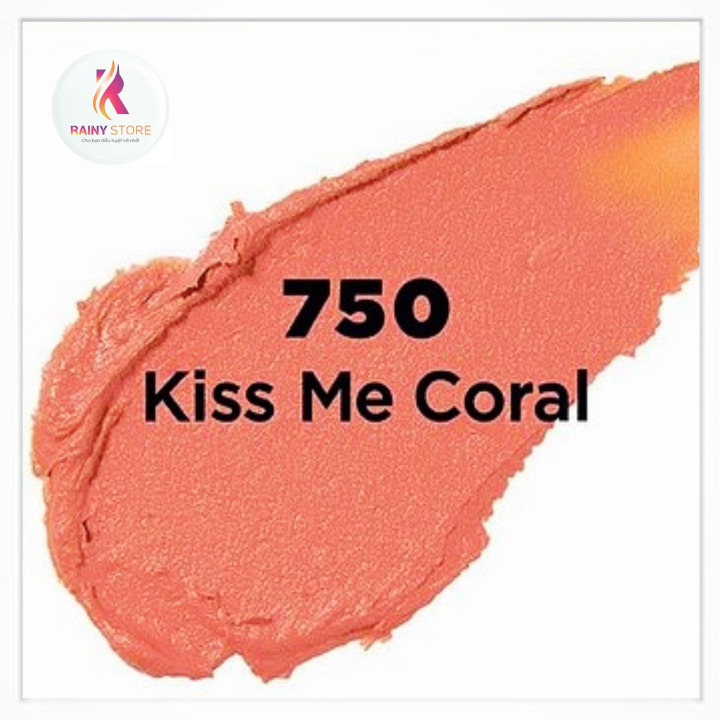 Son lì siêu mịn Revlon Super Lustrous Kiss Me Coral 4.2g chính hãng của Mỹ