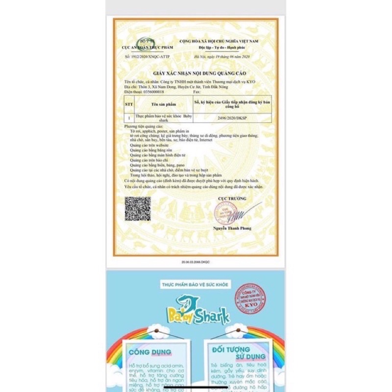 SIRO CÁ MẬP 🥰🥰 Siro giúp bé ăn ngon,1 hộp 30 gói tem nguyên