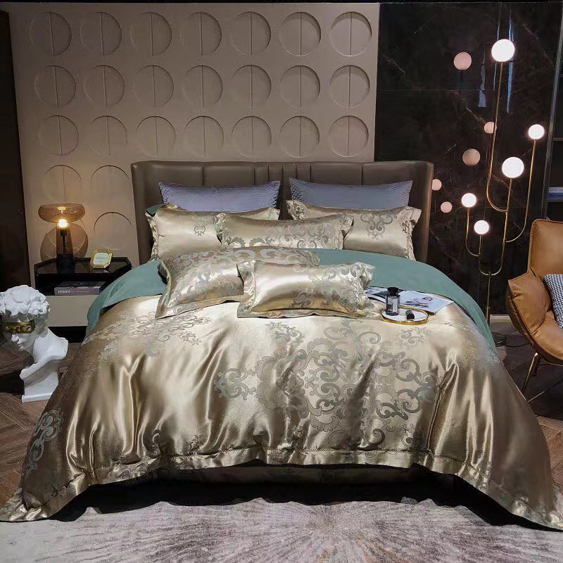 Bộ chăn ga gối ,Bộ Gấm Hoàng Gia Nhập Khẩu