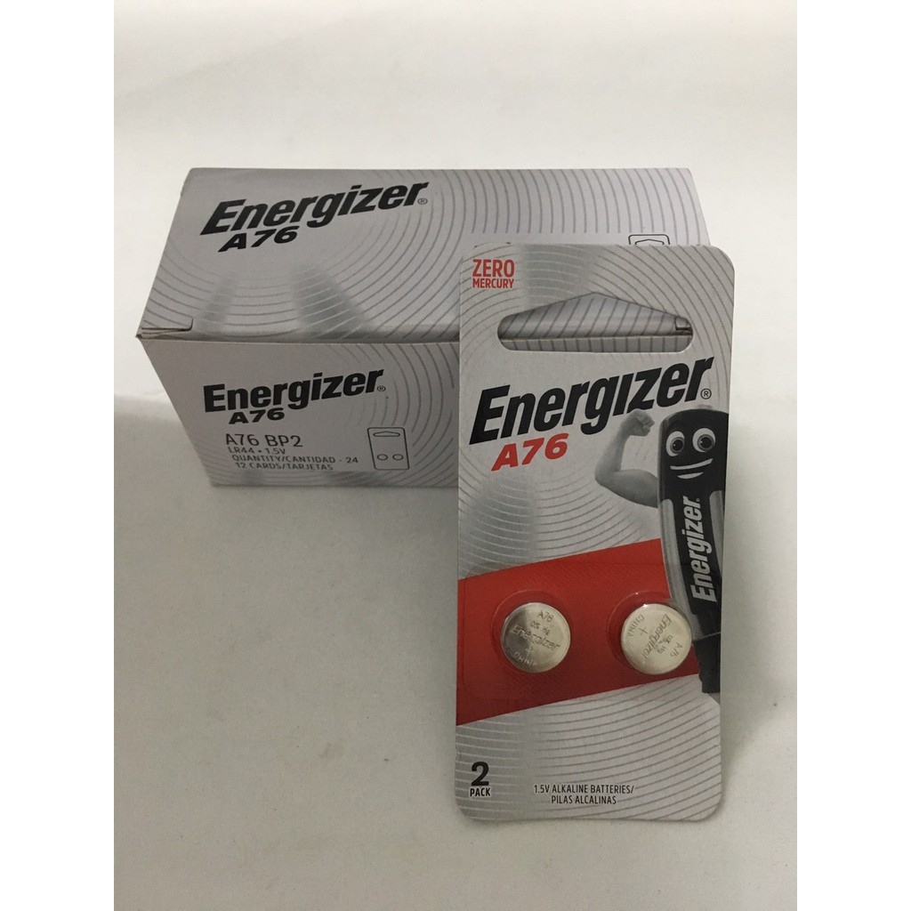 Bộ 2 pin LR44 energizer, pin AG13, pin A76