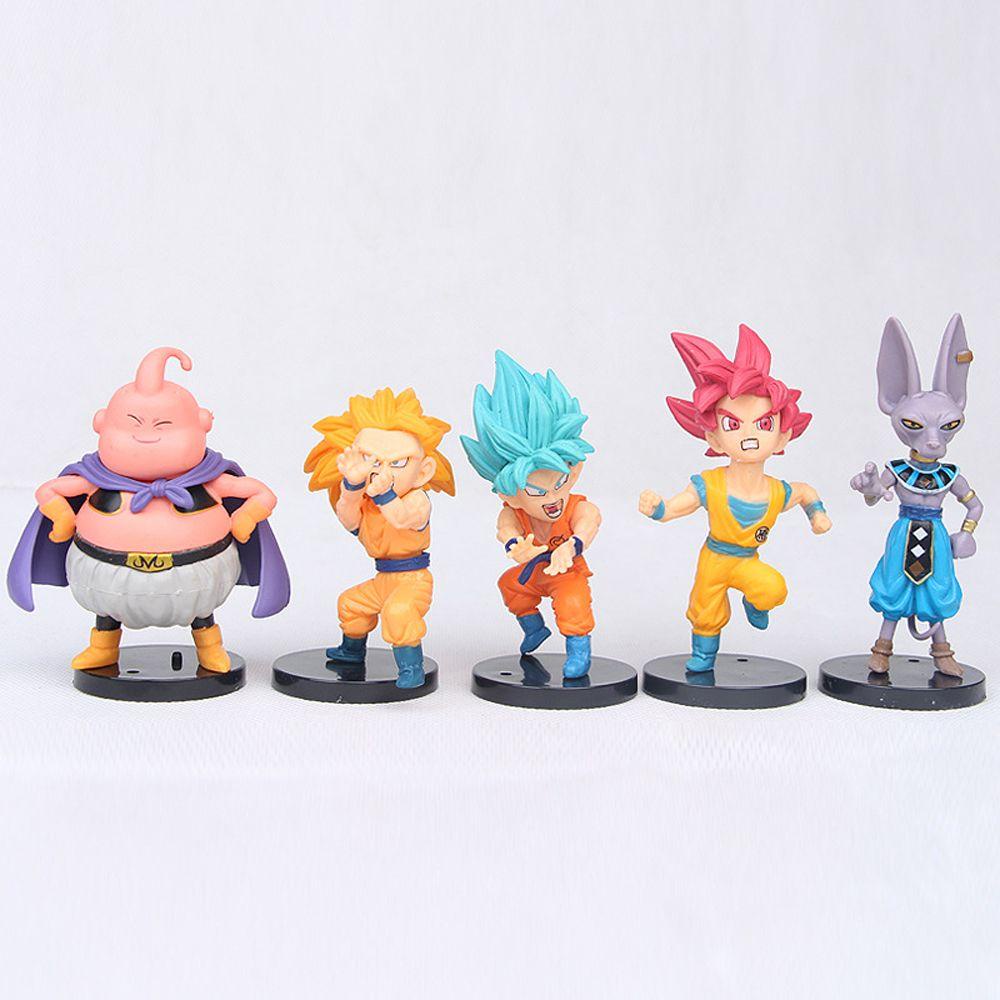 Mô Hình Nhân Vật Super Saiyan Trong Phim Hoạt Hình Dragon Ball REBUY1 Trang Trí Bàn Làm Việc