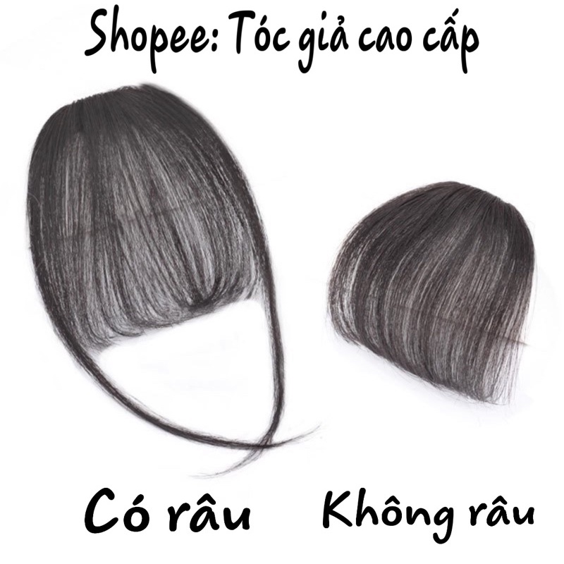 Mái thưa tóc thật ❤️FREESHIP❤️ Mái thưa hàng dệt tay tóc thật 100%