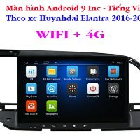 Màn hình android 9 inch huyndai elantra