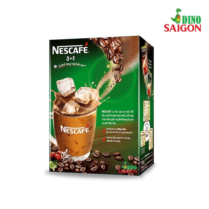 Combo 2 hộp cà phê Nescafe 3in1 Đậm đà hài hòa và Đậm vị cà phê