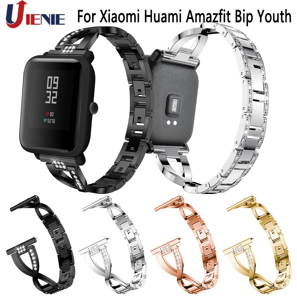 Dây đeo kim loại thay thế 20mm cho đồng hồ thông minh Xiaomi Huami Amazfit Bip Youth