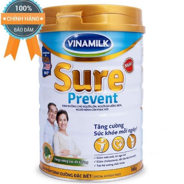 Sữa bột Vinamilk Sure Prevent 900g