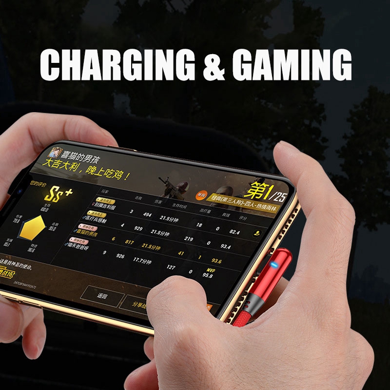 Cáp sạc nhanh TBTIC truyền dữ liệu cổng USB loại C cho Iphone 11 Pro Xs Max 8 7 Samsung Xiaomi